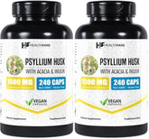 Healthfare capsules psyllium 1500mg: soutien quotidien du transit