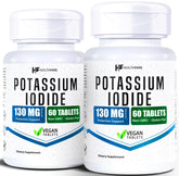 HealthFare iodure de potassium 130 mg, bouteille prête à l’emploi.