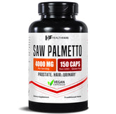 Healthfare Saw Palmetto bouteille: format végan pour usage quotidien