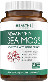 Healths Harmony capsules algue irlandaise bouteille: routine nutritionnelle.