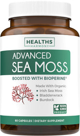 Healths Harmony capsules algues marines irlandaises biologiques, apport naturel de nutriments.