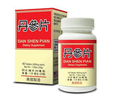 Healthy Heart Dan Shen Pian – bouteille montrant la formule naturelle potentiellement soutenant la circulation.