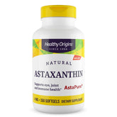 Healthy Origins Astaxanthin 4 mg en bouteille softgels; soutien immunitaire potentiel.