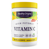Healthy Origins Poudre vitamine C 1000 mg dans bouteille, option végétalienne sans OGM.