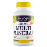 Healthy Origins Chelated Multi Mineral: bouteille 120 capsules prête à un usage quotidien.