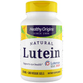 Healthy Origins Lutein 20 mg – Bouteille claire, soutien possible à la vision au quotidien.