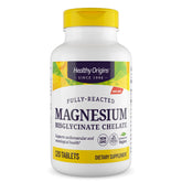 Healthy Origins Magnésium bisglycinate chélaté—emballage pratique pour un soutien quotidien