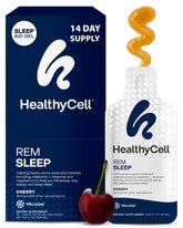 Healthycell REM Sleep gel liquide saveur cerise pour favoriser la détente et l'endormissement