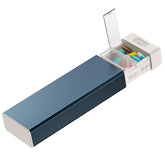 HEIYING pilulier semaine coque aluminium, robuste et pratique pour vos vitamines