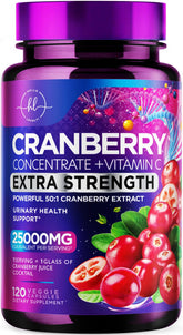 Hello Lovely canneberge concentrée en bouteille, soutien potentiel du bien-être urinaire