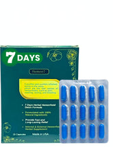 Hemor7: bouteille de capsules naturelles pour un soutien quotidien.