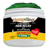 Hempvana Platinum gel d'arthrite en bouteille, soulagement ciblé.