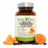 Herbal Roots capsules-curcuma-1000mg, soutien du bien-être général et énergie.
