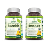 Herbal Secrets Bromélaïne 500 mg – comprimés dans une bouteille, soutien quotidien potentiel.