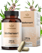Herbamama mélilot officinal, bouteille de gélules, soutien quotidien et calme