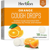 HERBION Naturals pastilles orange, emballage pratique pour le quotidien.