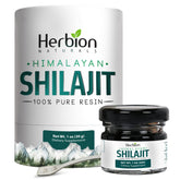 HERBION Shilajit résine himalayenne pure, énergie naturelle et vitalité quotidienne.