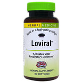 Loviral de Herbs, Etc. : bouteille visible, soutien respiratoire potentiel et simplicité d'utilisation.