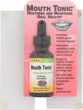 Tonique buccal Herbs Etc, bouteille 30 ml sur le comptoir, soutien hygiène buccale.