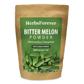 Poudre pure de melon amer par HerbsForever pour smoothies et jus.