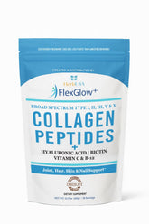 HerbUSA FlexGlow+ Collagene – emballage pratique et dosage facile pour un apport régulier.