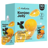 Hethstia gelée Konjac orange, saveur fruitée, collation rapide