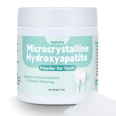 Poudre MCHA Hgdsyka dans un pot, texture fine pour un soin dentaire doux.