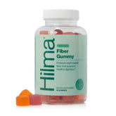 Hilma gommes fibres prébiotiques – bouteille visible, texture fruitée invitante.