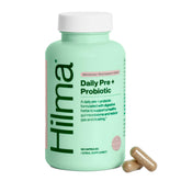 Hilma Pré et Probiotique – bouteille montrant la formule pour une digestion harmonieuse.