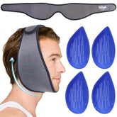Hilph pack glace goutte sur bandeau visage pour soulager douleur faciale.