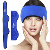 Hilph pack glace frontale avec velcro, soulagement ciblé potentiel.