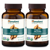 Himalaya Arjuna – bouteille de capsules, soutien potentiel au bien-être cardiovasculaire.