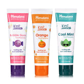 Himalaya Botanique Pâte dentifrice enfants gomme-bulles, goût ludique et sans fluorure pour le quotidien.