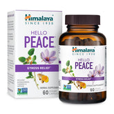 Hello Peace: bouteille Himalaya sur table, instant calme
