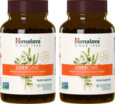 Himalaya LiverCare: bouteille et capsules pour soutien quotidien du foie et production de bile.