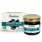 Himalaya Shilajit Résine dans son bocal de 20 g pour une utilisation quotidienne.