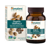 Himalaya Triphala, bouteille de 90 caplets pour un soutien digestif doux.