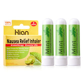 Inhalateur Hion Soulagement des nausées Menthe – ensemble de 3, pratique en déplacement.