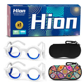 Lunettes Hion anti-mal des transports Deep Black, confort longue durée en voyage.