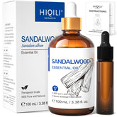 HIQILI bois santal: bouteille ambrée 10 ml pour diffusion contrôlée et pratique