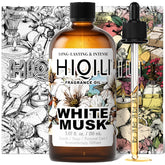 HIQILI huile parfum musc blanc – bouteille, parfum durable pour usage polyvalent