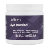 Bouteille Holiherb Myo Inositol Methylfolate montrant l'étiquette naturelle utile pour l'équilibre hormonal
