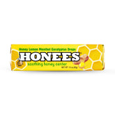 Honees menthol citron miel pastilles: soulagement rafraîchissant pour gorge irritée.