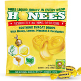 Honees pastilles gorge miel citron dans la boîte, douceur naturelle