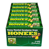 Honees pastilles menthol eucalyptus, 9-pastilles: rafraîchissent et apaisent la gorge