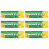 Honees pastilles menthol-eucalyptus, boîte portable pour un réconfort rapide