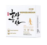 Ginseng rouge Hongsamdan en billes sphériques 1 g, dissolution aisée dans une boisson chaude.