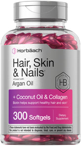 Vitamines Horbäach – capsules molles pour cheveux, peau et ongles, soutien beauté quotidien.