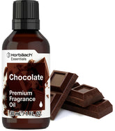 Horbäach Chocolat huile parfum, bouteille ambrée, diffusion d'arôme chocolaté dans votre espace.