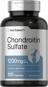Horbaach Chondroitin Sulate 1200 mg — bouteille pratique pour usage quotidien